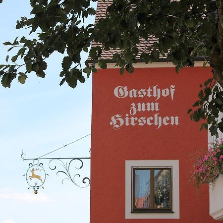 Hotel-Gasthof Zum Hirschen Durrwangen Exterior foto
